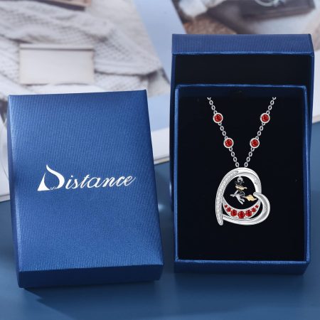 Witch Necklace Sterling Silver Heart Witch Pendant Necklace  with Heart Moon Christmas Birthday Memorial Gift - Image 7