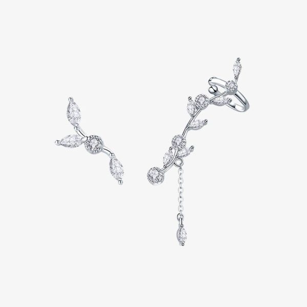 Flower Ear Cuff Earrings