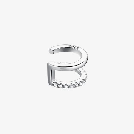 Simple Stylish Double Band Helix Ear Cuff - Image 5