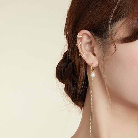 Simple Stylish Double Band Helix Ear Cuff - Image 3